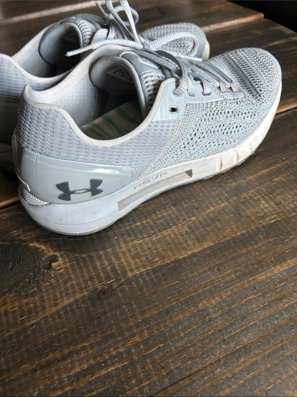 Hurley Hover Brand Gray Knit Running Sneakers